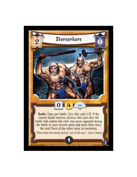 Berserkers  - Battle: Once per battle: Give this card +2F. If the current battle resolves, destroy this card after the battle en