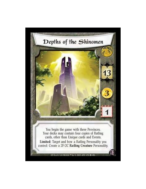 Depths of the Shinomen (Español)  - You begin the game with three Provinces. Your decks may contain 4 copies of Ratling cards, o