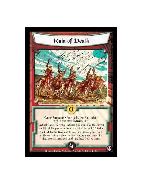 Rain of Death  - Center Formation · Formed by two Personalities with the printed Tactician trait. Tactical Battle: Target a Tact