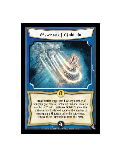 Essence of Gaki-do FOIL  - Ritual Battle: Target and bow any number of Shugenja you control, including this one: Create a number