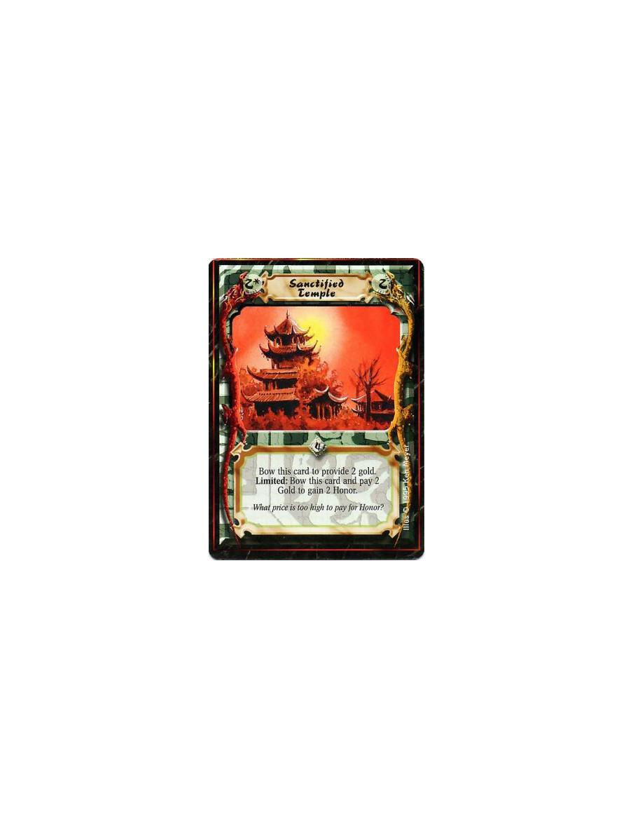 Sanctified Temple  - TempleBow this card: Produce 2 Gold.  Limited: Any number of times per turn, bow this card and pay 2 Gold: 