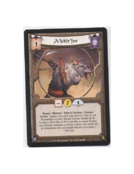 A'ichtr'foo  - Ratling Matron. Crippled Bone Tribe. Creature Limited: Bow A'ichtr'foo to give one of your Personalities a 0F Rat