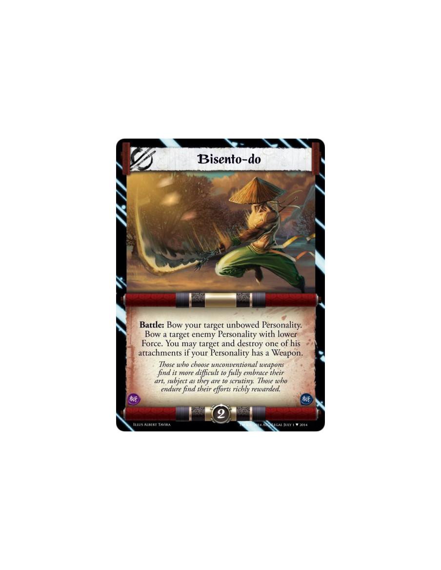 Bisento-do  - Battle: Bow your target unbowed Personality. Bow a target enemy Personality with lower Force. You may target and d