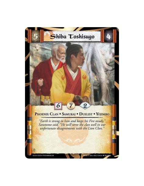 Shiba Toshisugo  - Phoenix Clan • Samurai • Duelist • Yojimbo