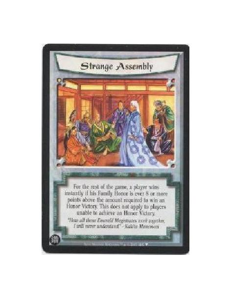 Strange Assembly (Español)  - For the rest of the game, a player wins instantly if his Family Honor is ever 8 or more points abo