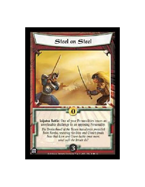 Steel on Steel  - Iaijutsu Battle: One of your Personalities issues an unrefusable challenge to an opposing Personality. 