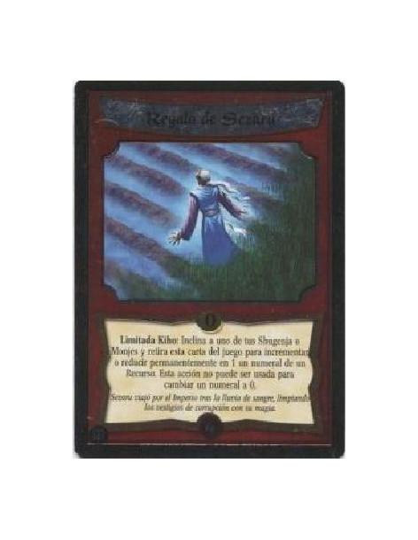 Sezaru's Gift FOIL  - Kiho Limited: Bow one of your Shugenja or Monks and remove this card from the game to permanently increase