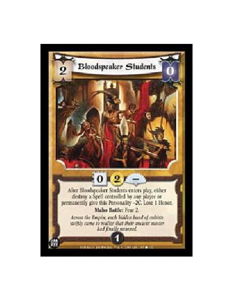 Bloodspeaker Students  - After Bloodspeaker Students enters play, either destroy a Spell controlled by any player or permanently