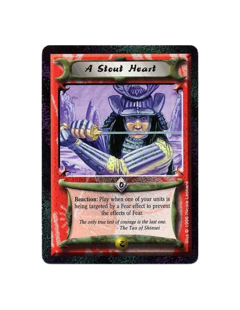 A Stout Heart  - Reaction: Before a Fear effect resolves targeting your unit: Negate it.