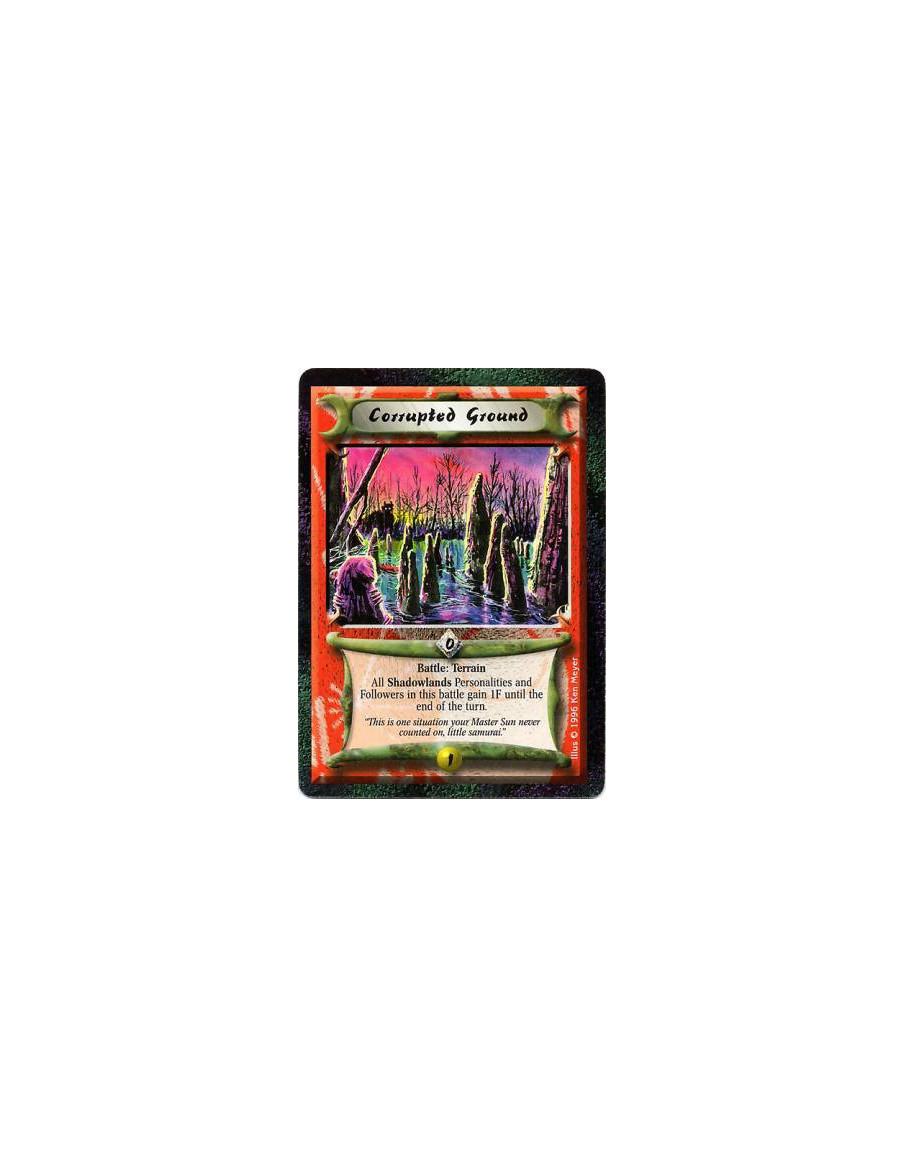 Corrupted Ground  - TerrainShadowlands Personalities and Followers at this battle have +1F.  Battle: If there are no Terrains at