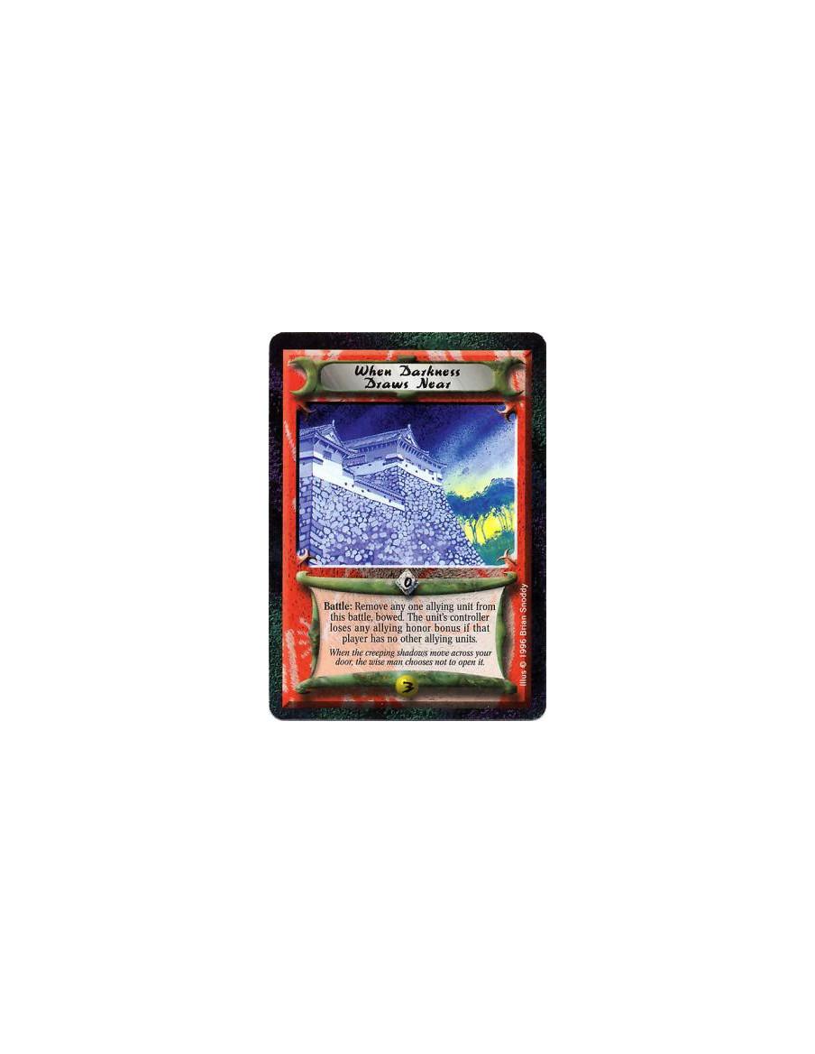 When Darkness Draws Near  - Battle: Target an allying unit: Move it home. If it moved, bow it. If the unit's controller no longe