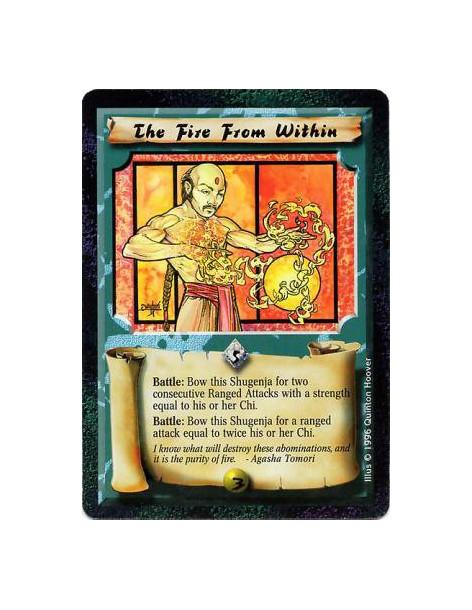 Shadowlands Madmen  - Shadowlands  After this card enters play: Lose 3 Honor  Fear effects from cards in this unit have +1 stren