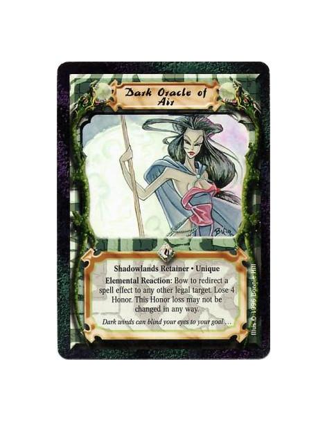 Dark Oracle of Air  - Shadowlands • Air • Dark Oracle • Retainer • UniqueReaction: Any number of times per turn, when a Spell or