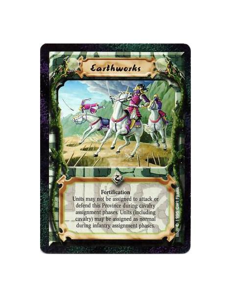 Earthworks  - FortificationPlayers may not assign units to this province's battlefield during the Cavalry Maneuvers Segment.