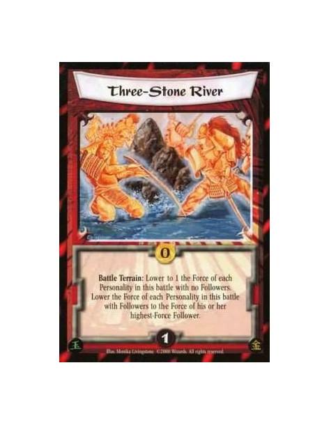 Three-Stone River  - Delayed Terrain Battle: Lower the Force of each Personality in this battle with one or more Follower to the