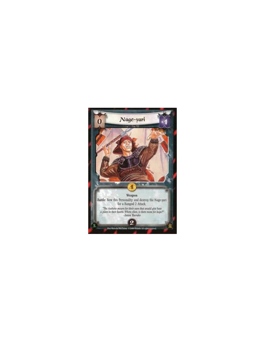 Nage-yari  - Weapon Battle: Bow this Personality and destroy the Nage-Yari for a Ranged 2 Attack. 