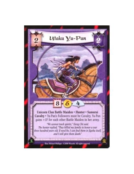 Utaku Yu-Pan  (Signed Michael Phillippi)  - Unicorn Clan Battle Maiden. Hunter. Samurai. Cavalry Yu-Pan's Followers must be Cava