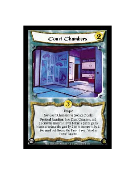 Court Chambers  - Unique Bow Court Chambers to produce 2 Gold. Political Reaction: Bow Court Chambers and discard the Imperial F