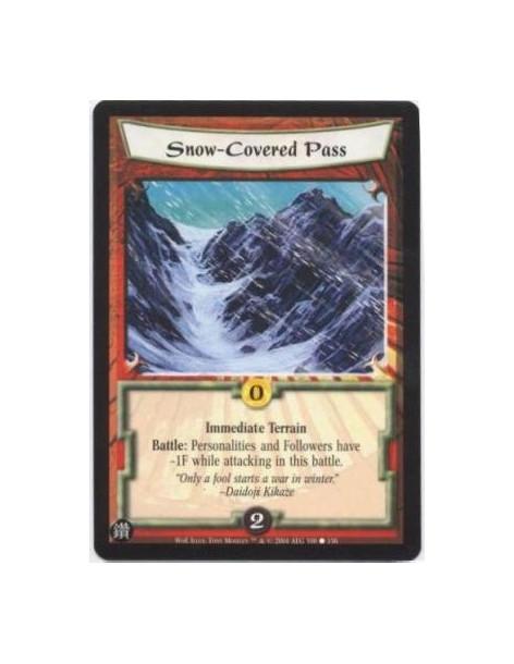 Snow-Covered Pass  - Immediate Terrain Battle: Personalities and Followers have -1F while attacking in this battle. 