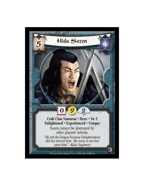 Hida Sozen Exp (Idioma Inglés)  - Crab Clan · Samurai · Hero · Experienced · Enlightened · Unique. Other players' actions can no