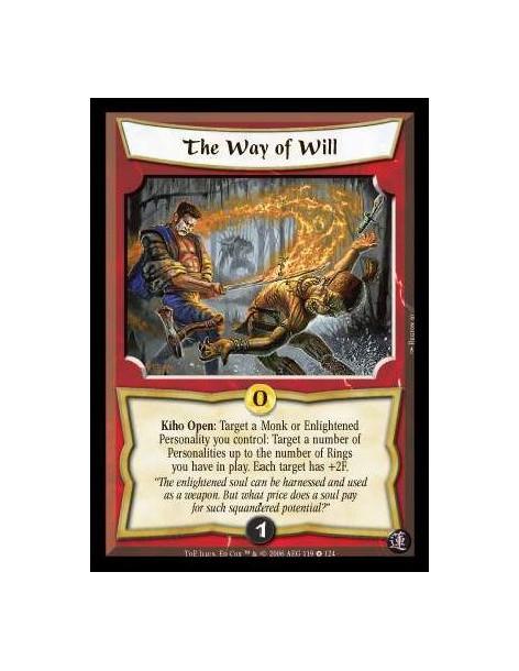 The Way of Will  - Kiho Open: Target a Monk or Enlightened Personality you control: Target a number of Personalities up to the n