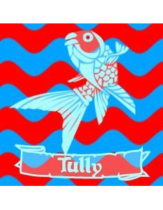 Chapa Cuadrada Tully  - Versión Tully y Tully pez negro