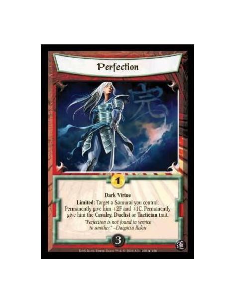 Perfection FOIL  - Dark Virtue Limited: Target one of your Samurai: Give him a +2F/+1C token.