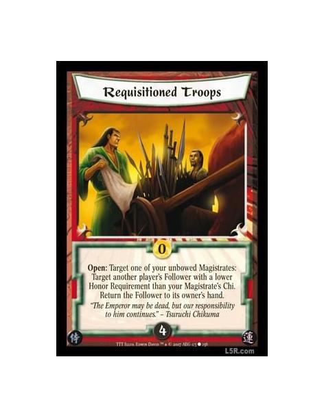 Requisitioned Troops  - Open: Target one of your unbowed Magistrates: Target another player's Follower with a lower Honor Requir