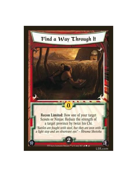 Find a Way Through It  - Recon Limited: Bow one of your target Scouts or Ninjas: Reduce the strength of a target province by twi