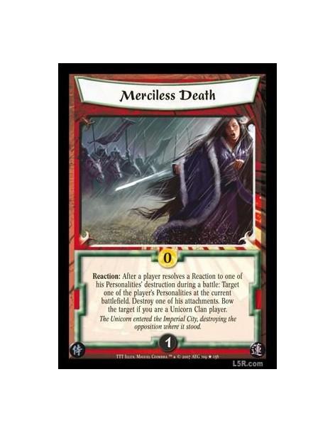 Merciless Death FOIL  - Reaction: After a player resolves a Reaction to one of his Personalities? destruction during a battle: T