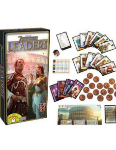 7 Wonders: Leaders  - 







- Para 2-7 jugadores- 40 minutos de tiempo de juego- 7 Wonders, los líderes agregarán 40 nuevas ca