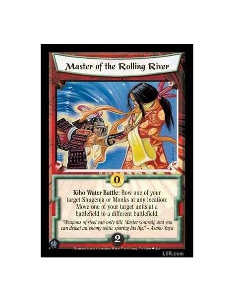 Master of the Rolling River FOIL  - Kiho Water Battle: Bow one of your target Shugenja or Monk: Move one of your target units at
