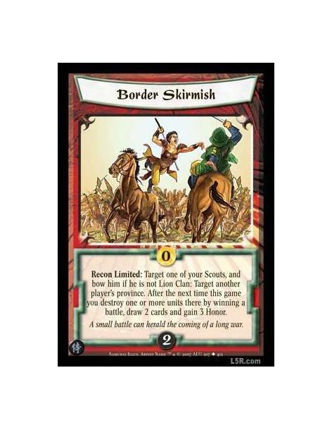 Border Skirmish FOIL  - Recon Limited : Target one of your Scouts, and bow him if he is not Lion Clan: Target another player's p