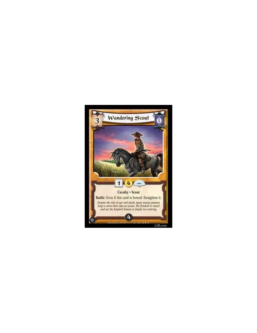 Wandering Scout FOIL  - Cavalry · Scout Battle : Even if this card is bowed: Straighten it.