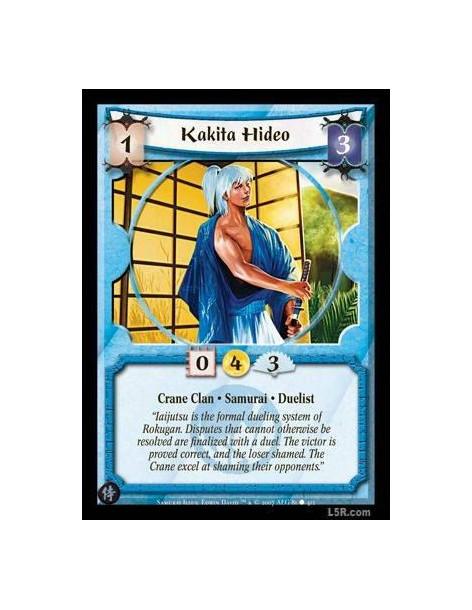 Kakita Hideo  - Crane Clan · Samurai · Duelist.