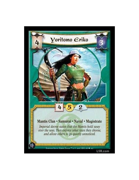 Yoritomo Eriko  - Mantis Clan · Samurai · Naval · Magistrate