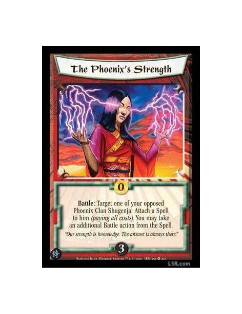 The Phoenix's Strength  - Battle: Target one of your opposed Phoenix Clan Shugenja: Attach a spell to him (paying all costs). Yo