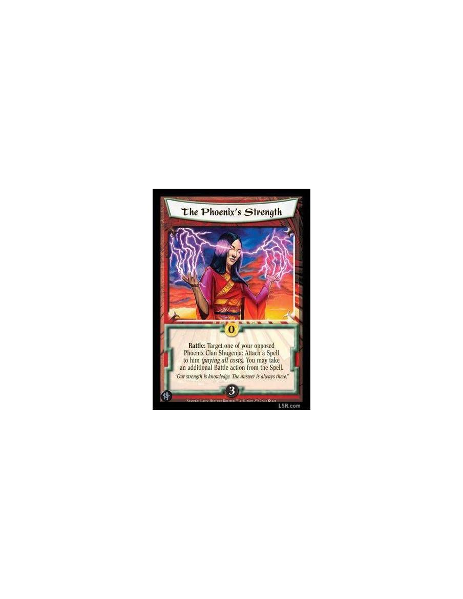 The Phoenix's Strength  - Battle: Target one of your opposed Phoenix Clan Shugenja: Attach a spell to him (paying all costs). Yo