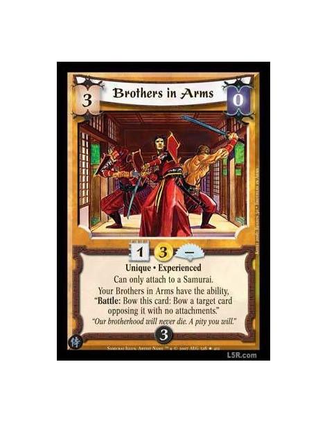 Brothers in Arms Exp  - Unique · Experienced Can only attach to a Samurai. Your Brothers in Arms have the ability, " Battle : Bo