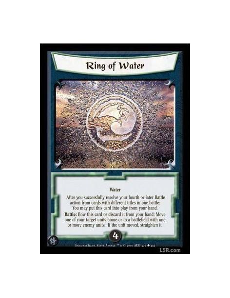 Ring of Water FOIL  - Water  After you successfully resolve your fourth or later Battle action from cards with different titles 