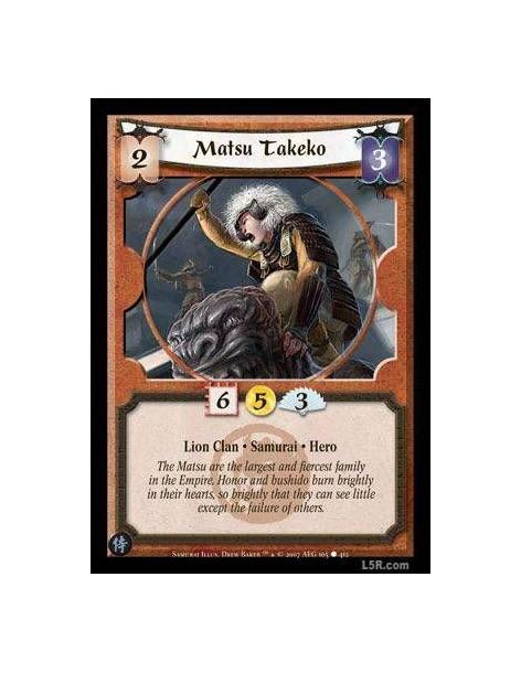 Matsu Takeko FOIL  - Lion Clan · Samurai · Hero