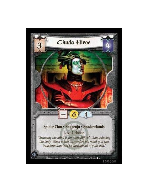 Chuda Hiroe FOIL  - Spider Clan · Shugenja · Shadowlands · Supai. Lose 4 Honor