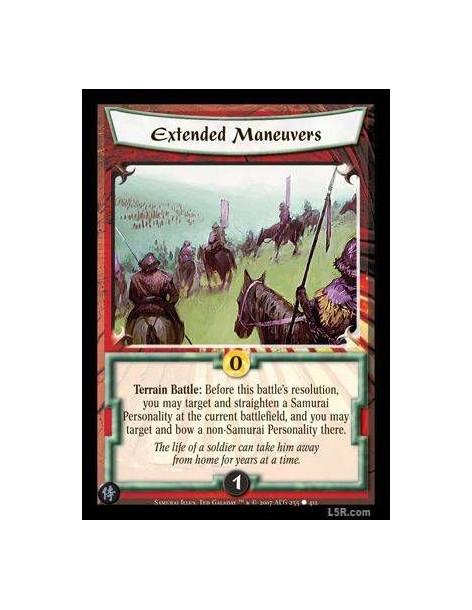 Extended Manouvers FOIL  - Terrain Battle : Before this battle's resolution, you may target and straighten a Samurai Personality