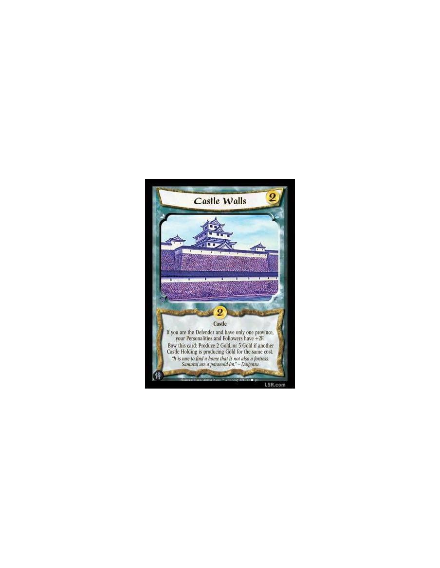 Castle Walls (Formato Celestial)  - Castle If you are the Defender and have only one Province your Personalities and Followers h