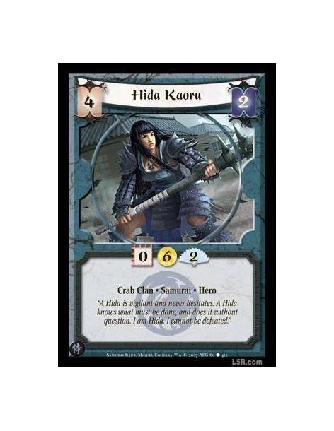 Hida Kaoru (Formato Celestial)  - Crab Clan · Samurai · Hero.