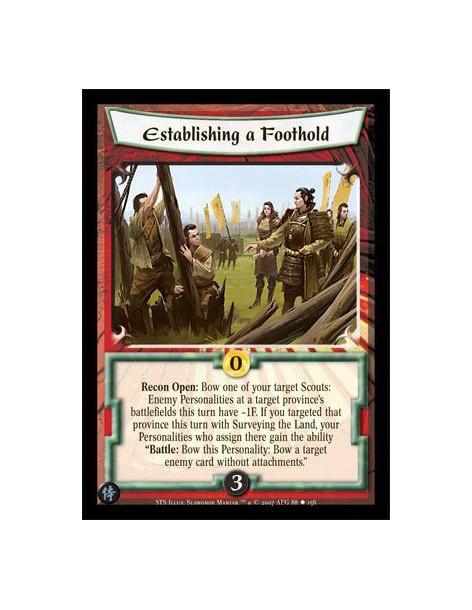 Establishing a Foothold  - Recon Open: Bow one of your target Scouts: Enemy Personalities at a target province's battlefields th