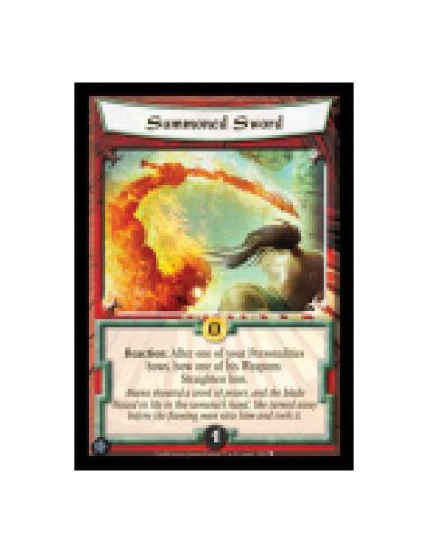 Summoned Sword  - Reaction: After one of your Personalities bows, bow one of his Weapons: Straighten him.