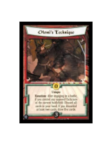 Otemi's Technique  - Unique  Reaction: After engaging in a battle, if you control any opposed Tacticians at the current battlefi