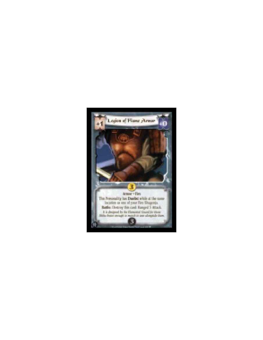 Legion of Flame Armor  - Armor • Fire  This Personality has Duelist while at the same location as one of your Fire Shugenja.  Ba