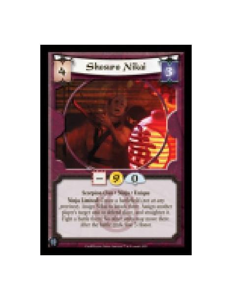 Shosuro Nikai  - Scorpion Clan • Ninja • Unique  Ninja Limited: Create a battlefield (not at any province). Assign Nikai to atta